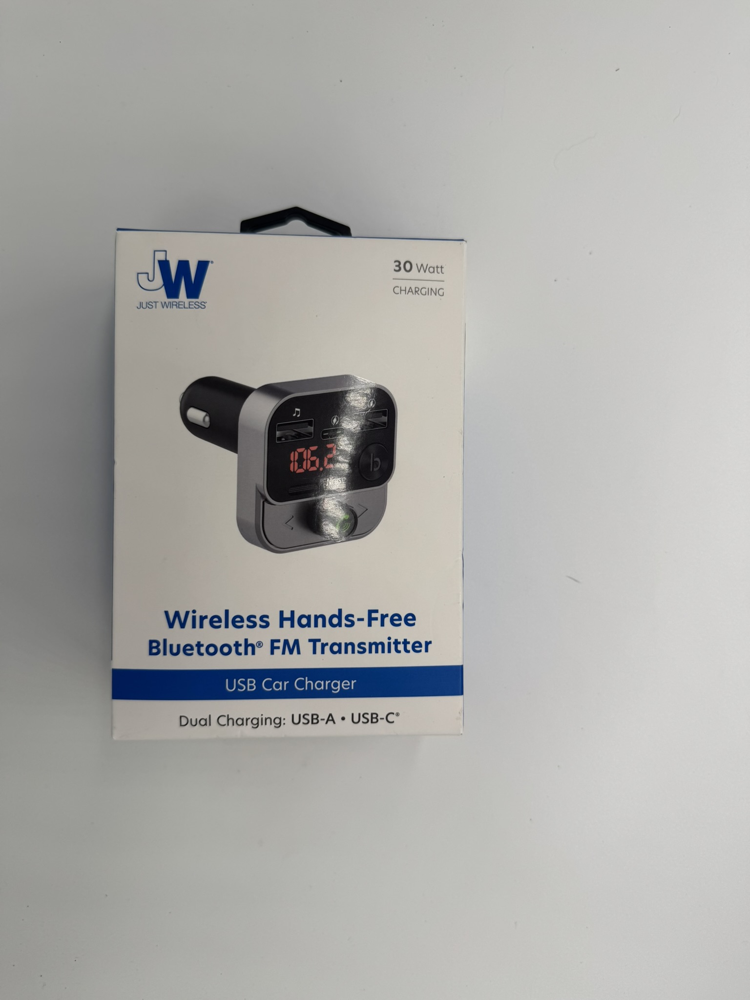 Bluetooth FM Transmitter for Car - Wireless Radio Adapter (NIB)