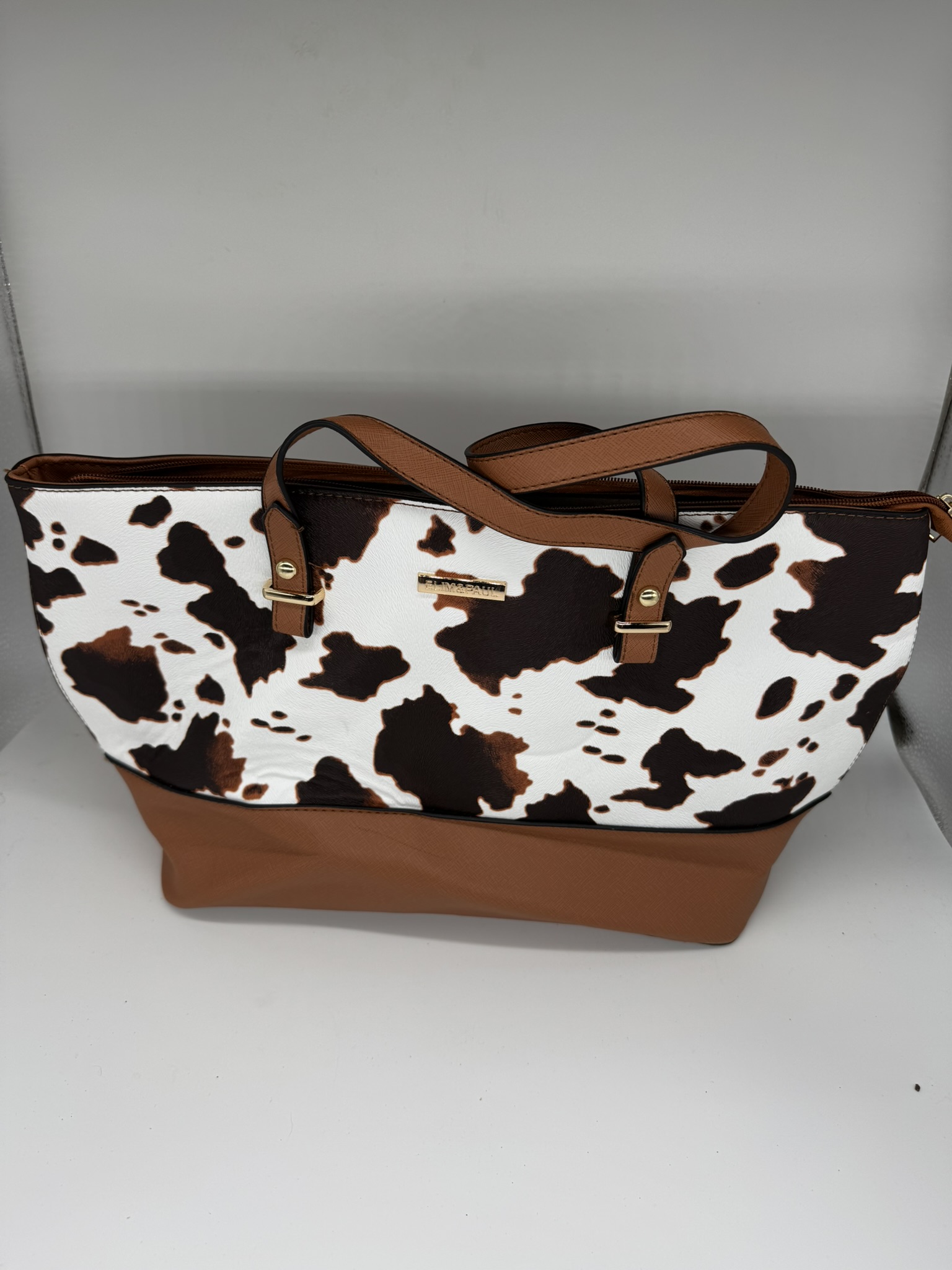 Cow Print Purse - Great Condition