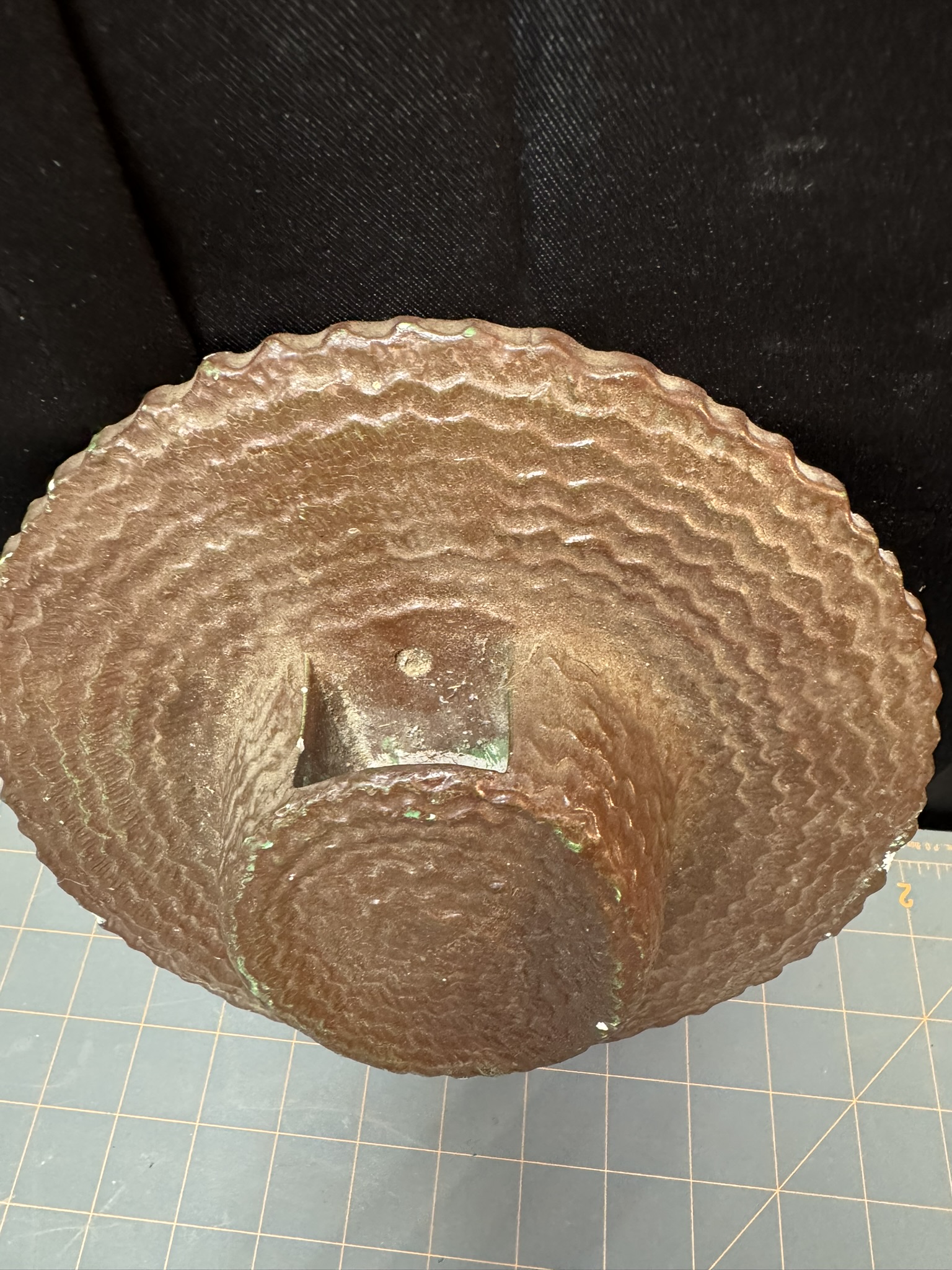 Vintage 1960s-70s Ceramic Hanging Hat Decor - Mid-Century Trinket? Dish - Image 2