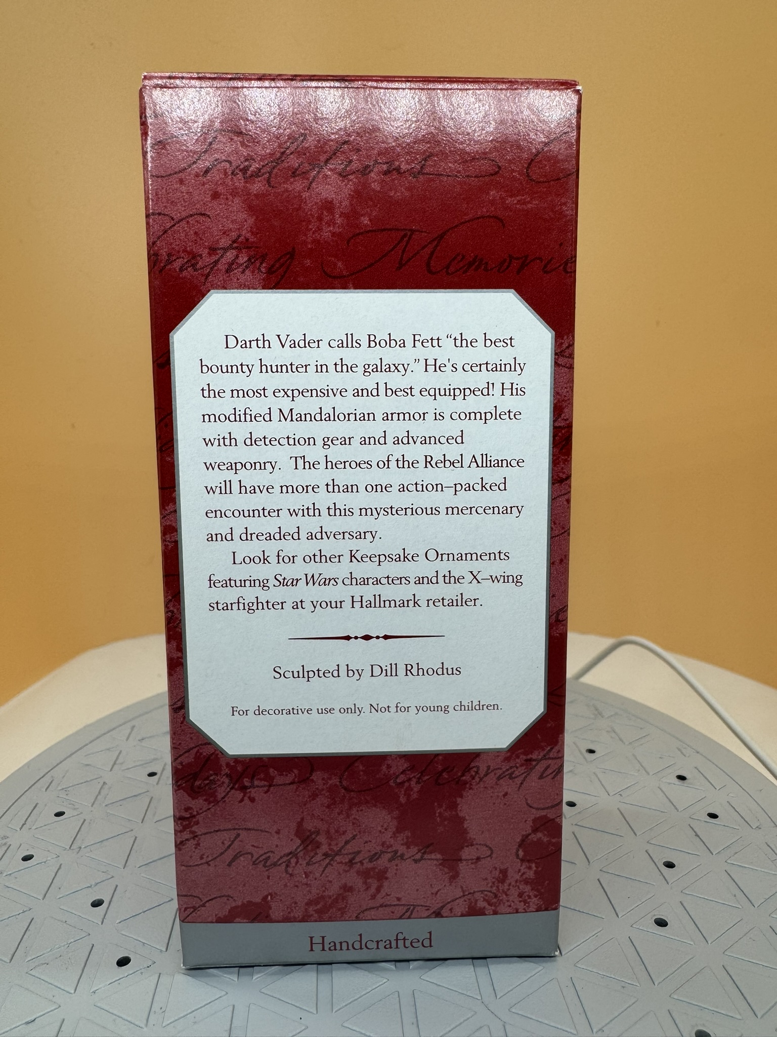 Star Wars Ornament - Boba Fett - 1998 - NIB - Image 2