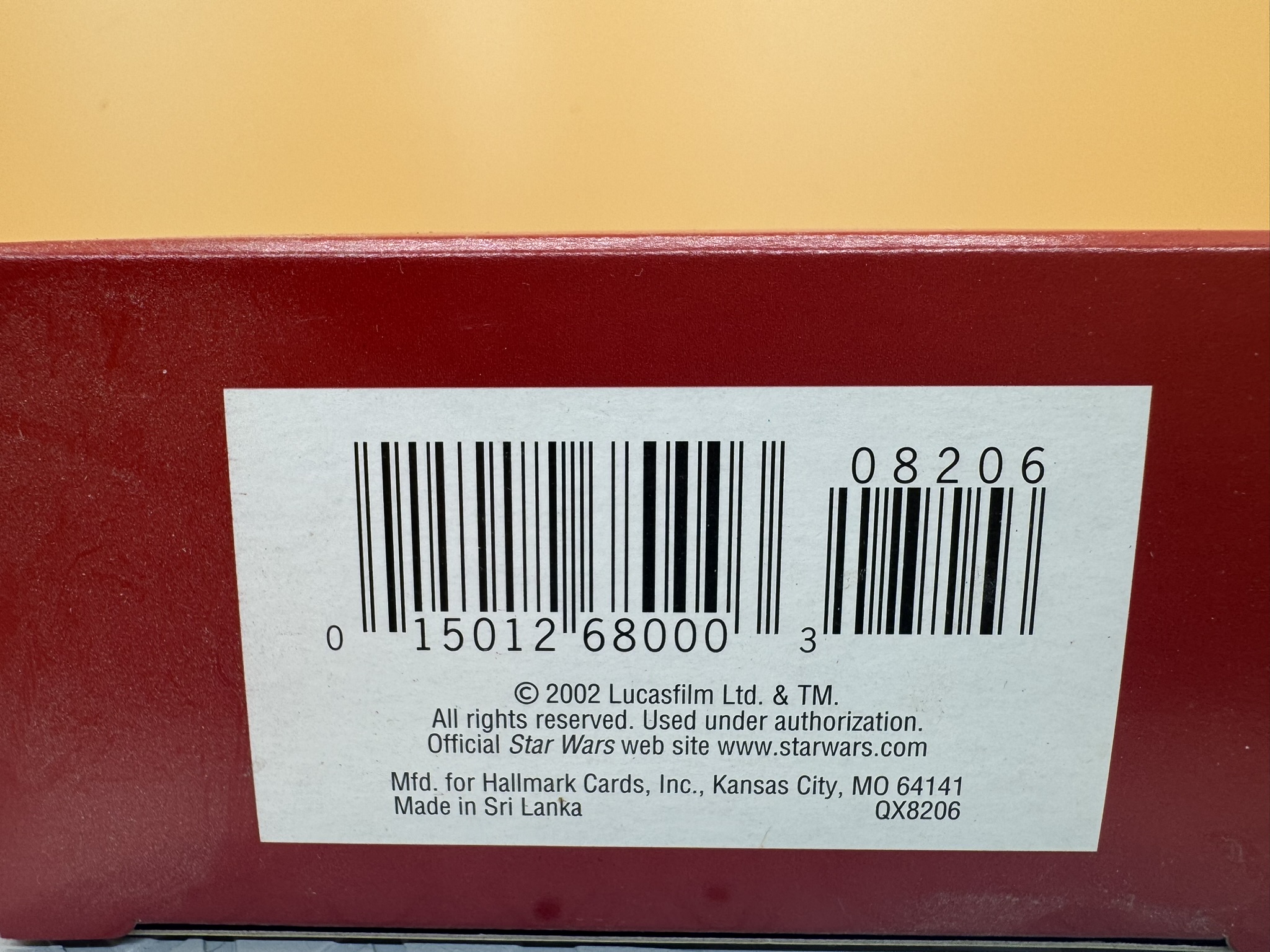 Star Wars Ornament - Luke Skywalker (ReturnJedi) - 2002 - NIB - Image 3