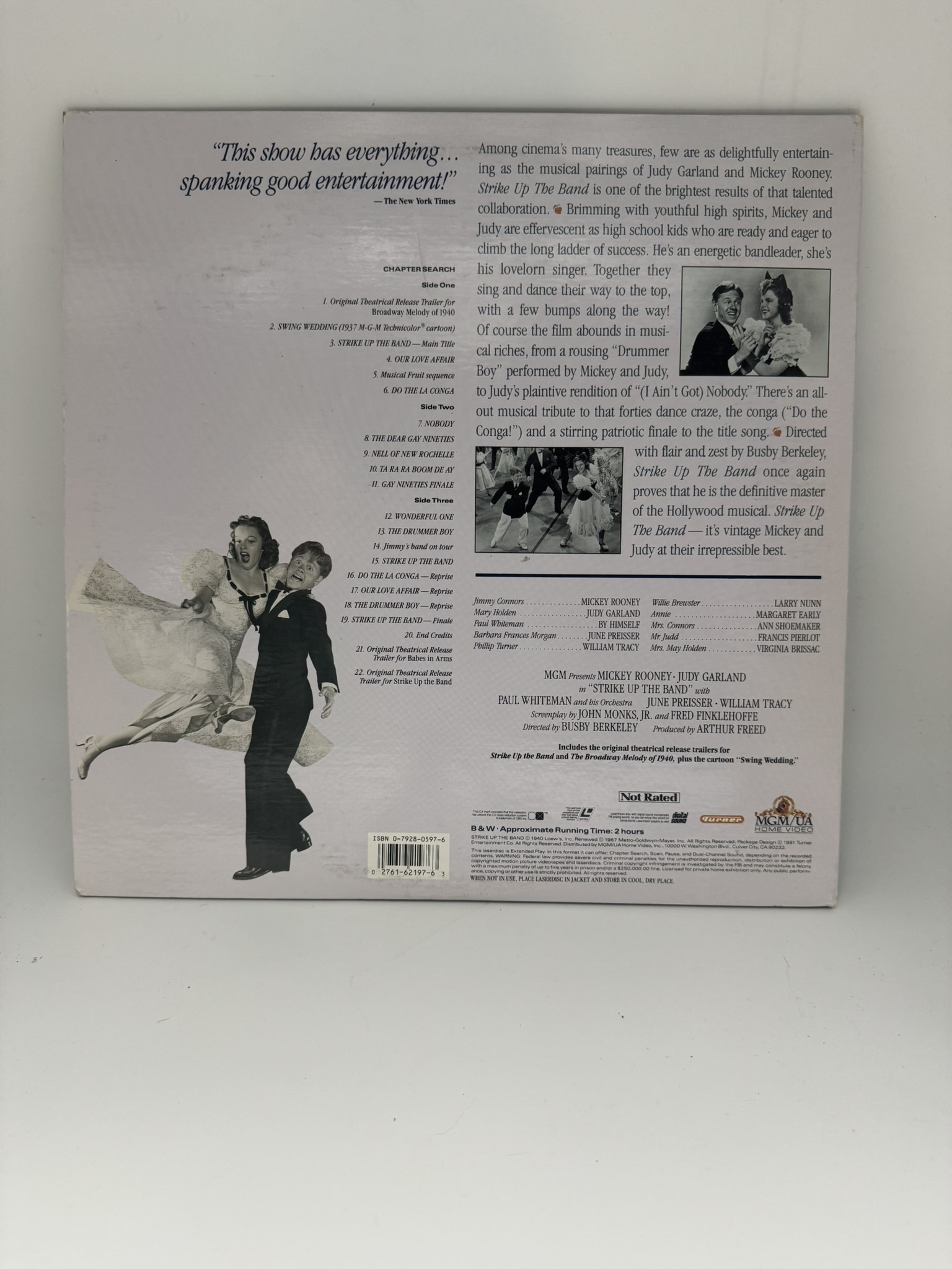 Strike Up the Band - LaserDisc - Image 2