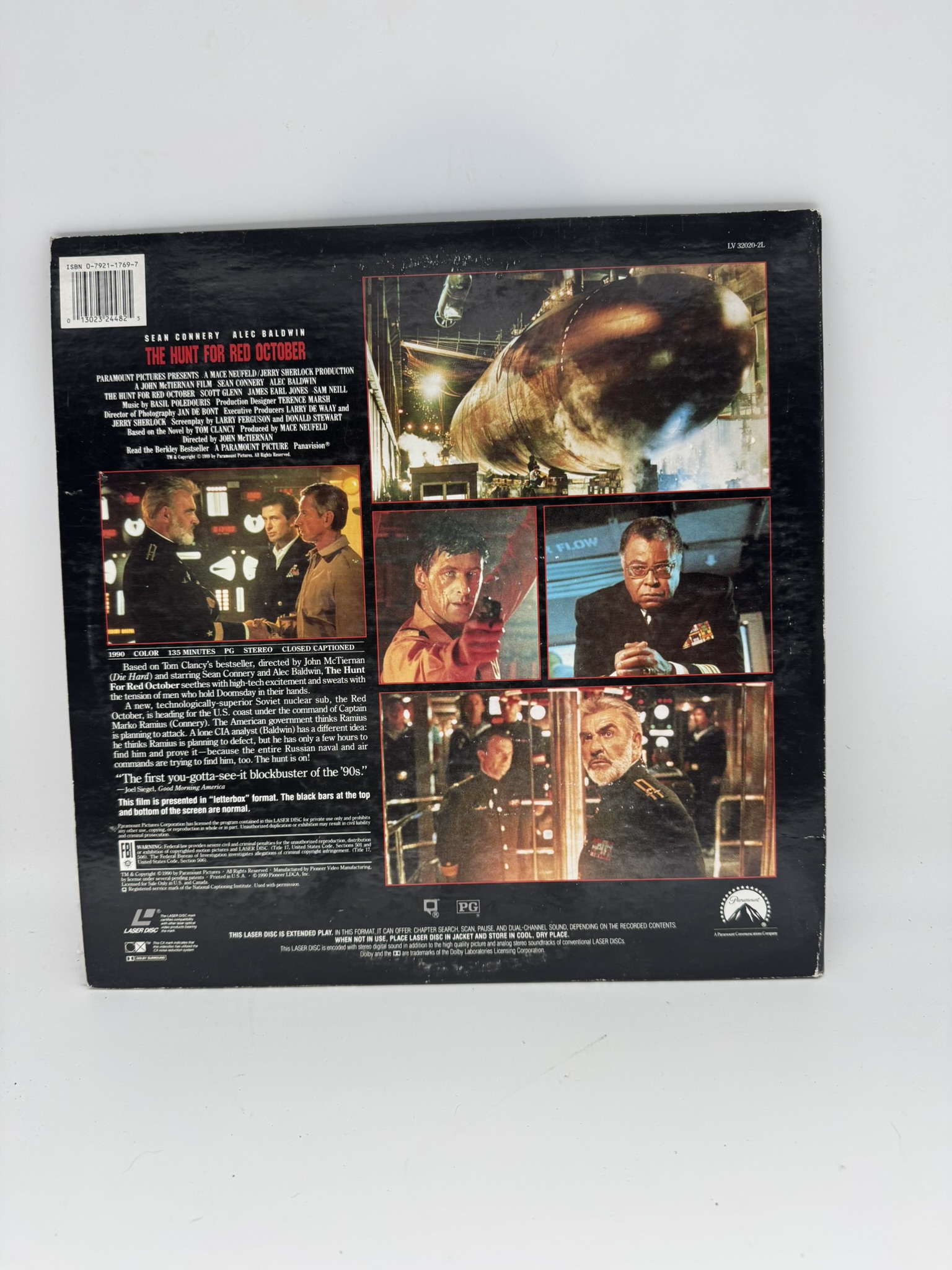 The Hunt for Red October - LaserDisc - Image 2