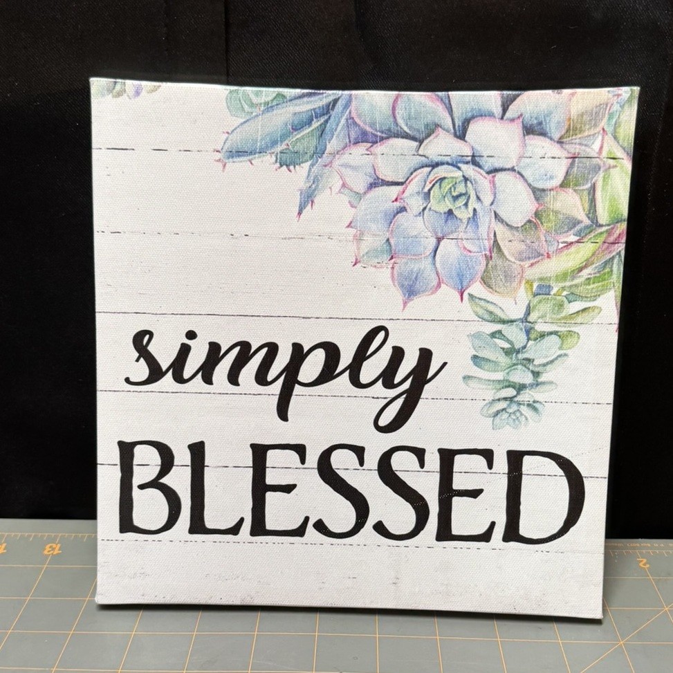 Simply Blessed Floral Wall Art Set - Image 2