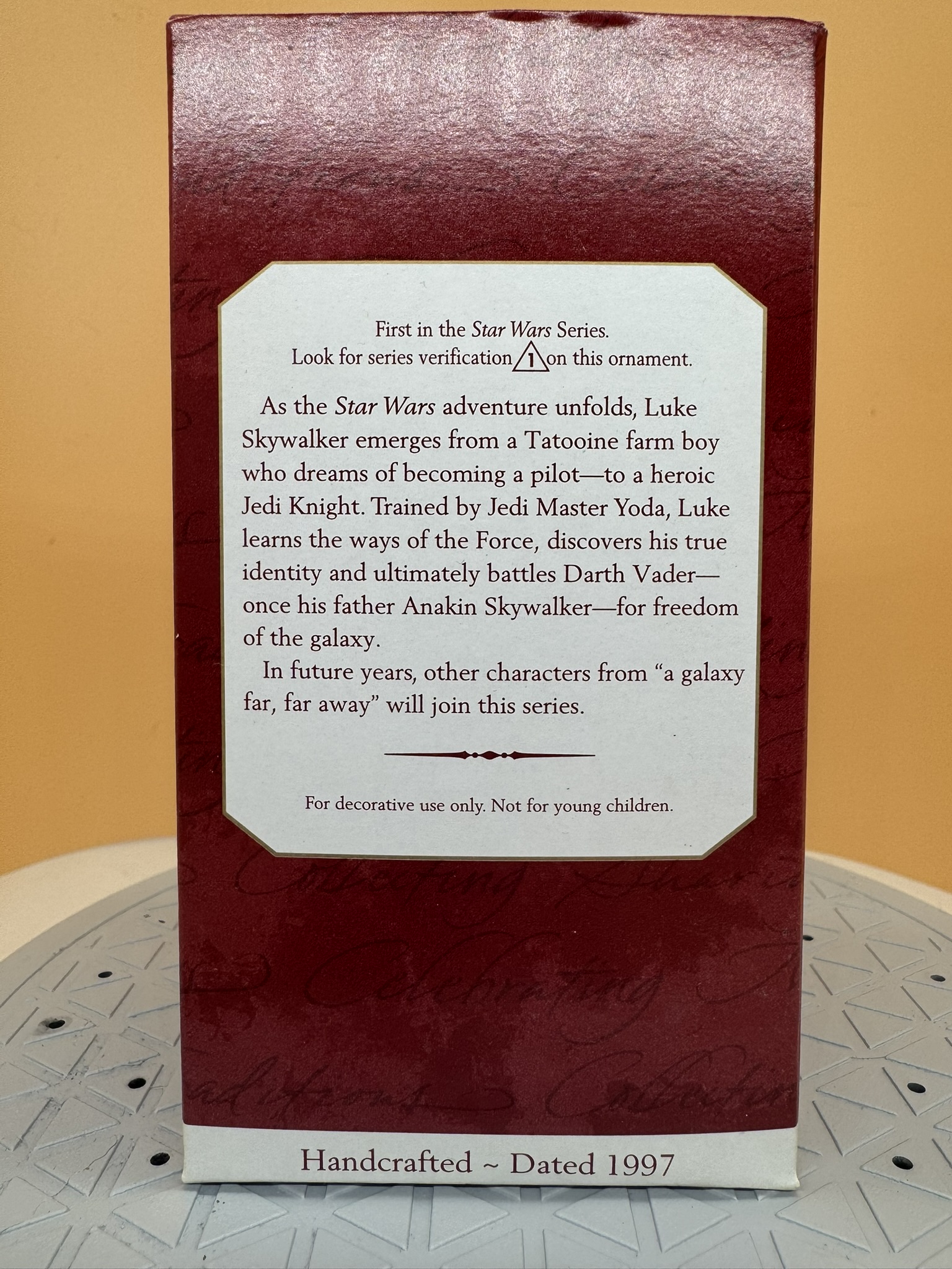Star Wars Ornament - Luke Skywalker - 1997 - NIB - Image 2