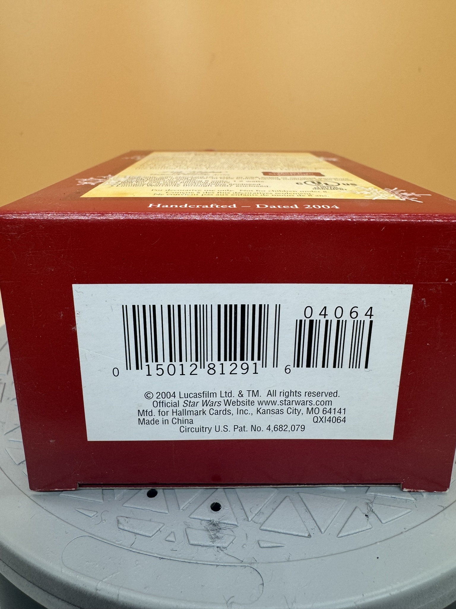 Star Wars Ornament - Star Destroyer with Blockade Runner- 2004 - NIB - Image 3