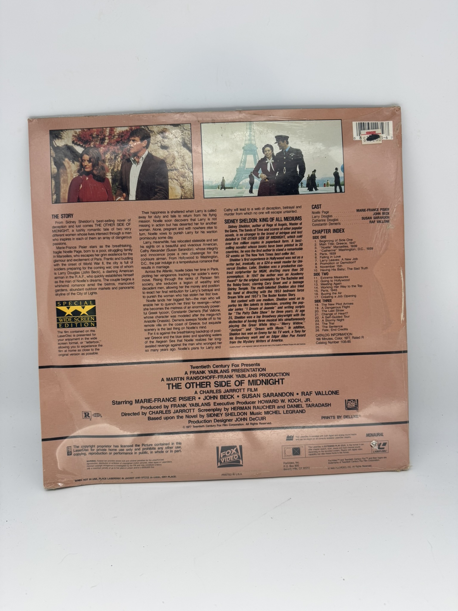 The Other Side of Midnight - LaserDisc - Image 2