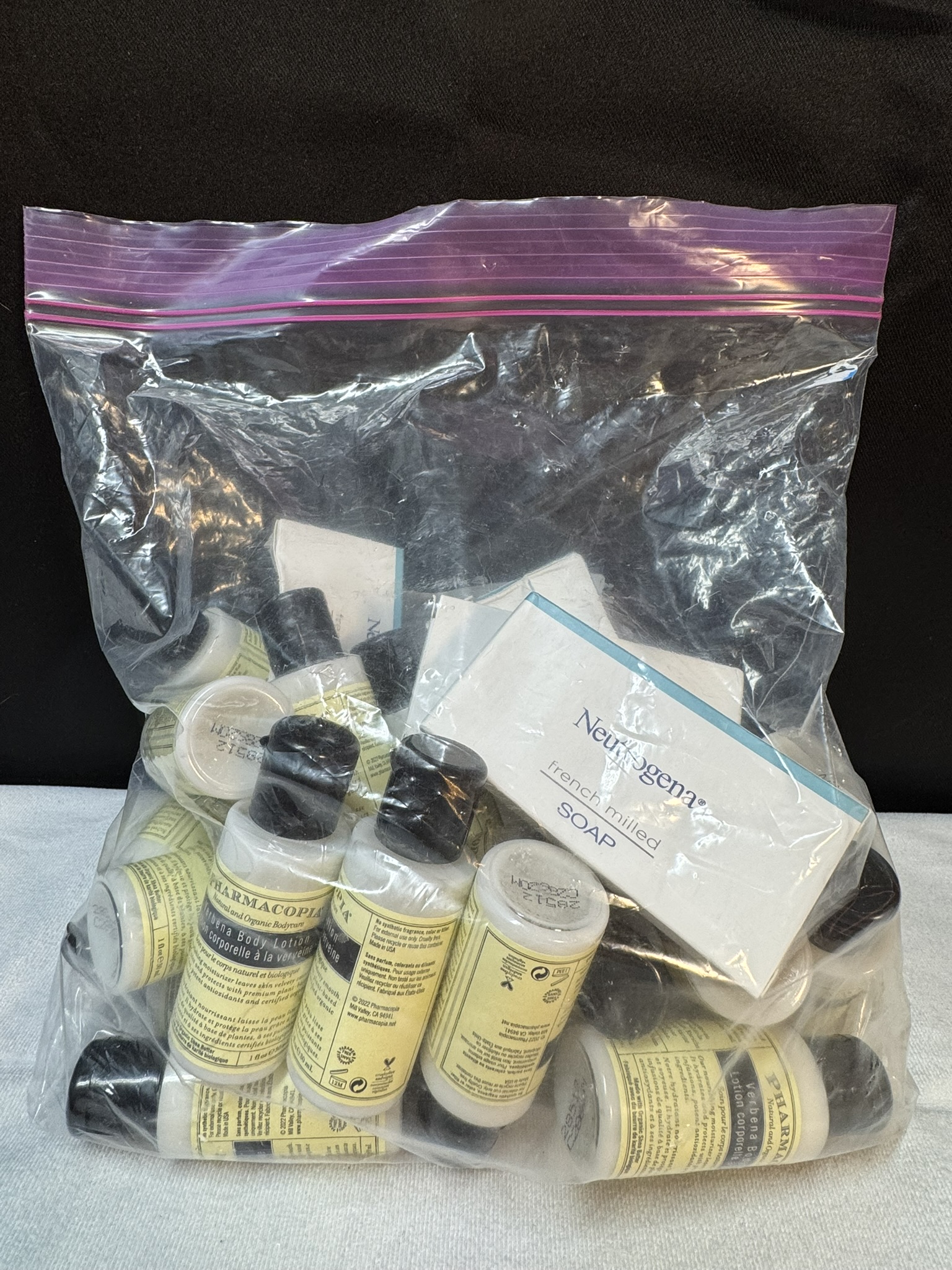 Neutrogena soap and Pharmacopia Body Lotion