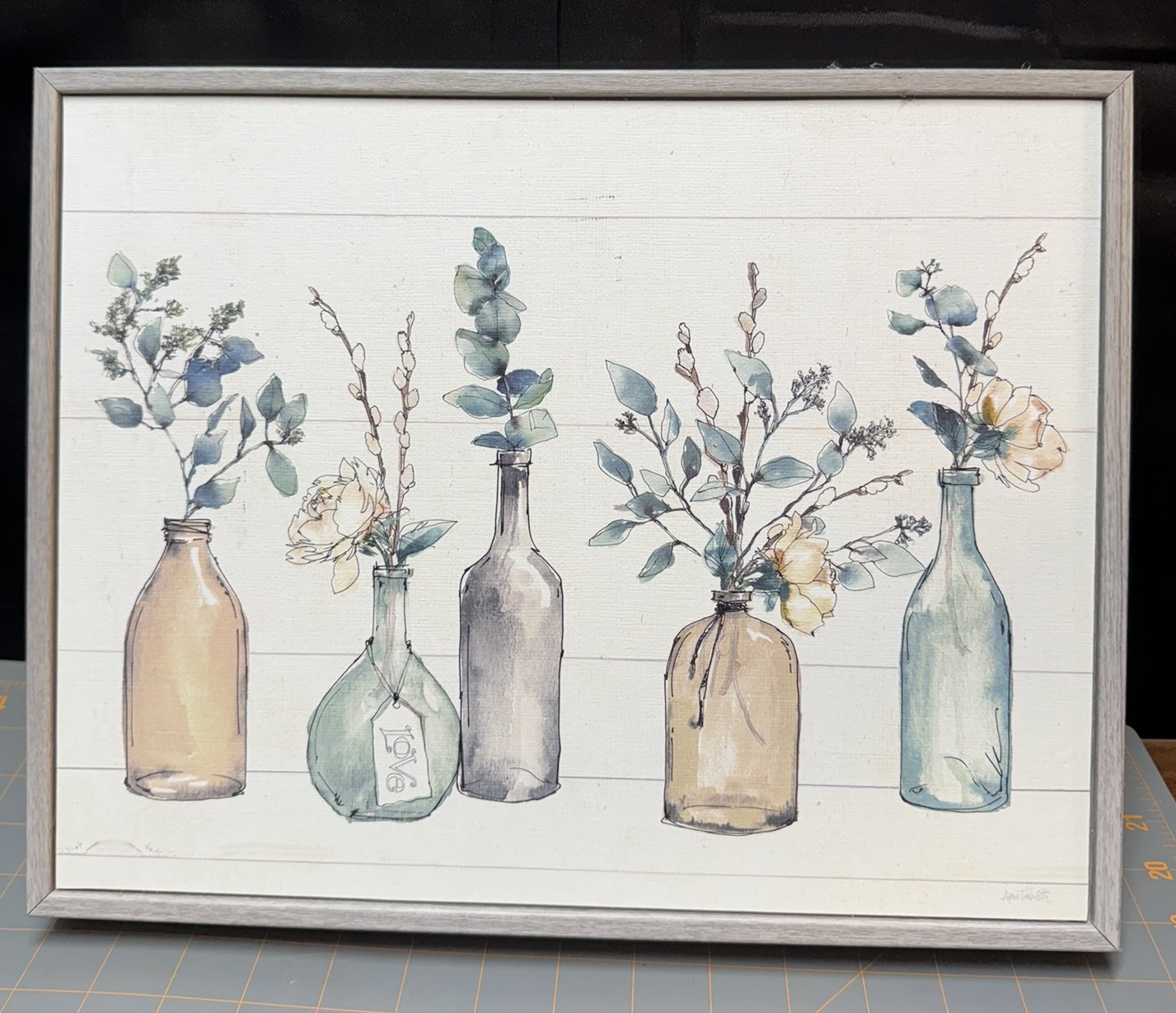 Five Glass decorative wall print