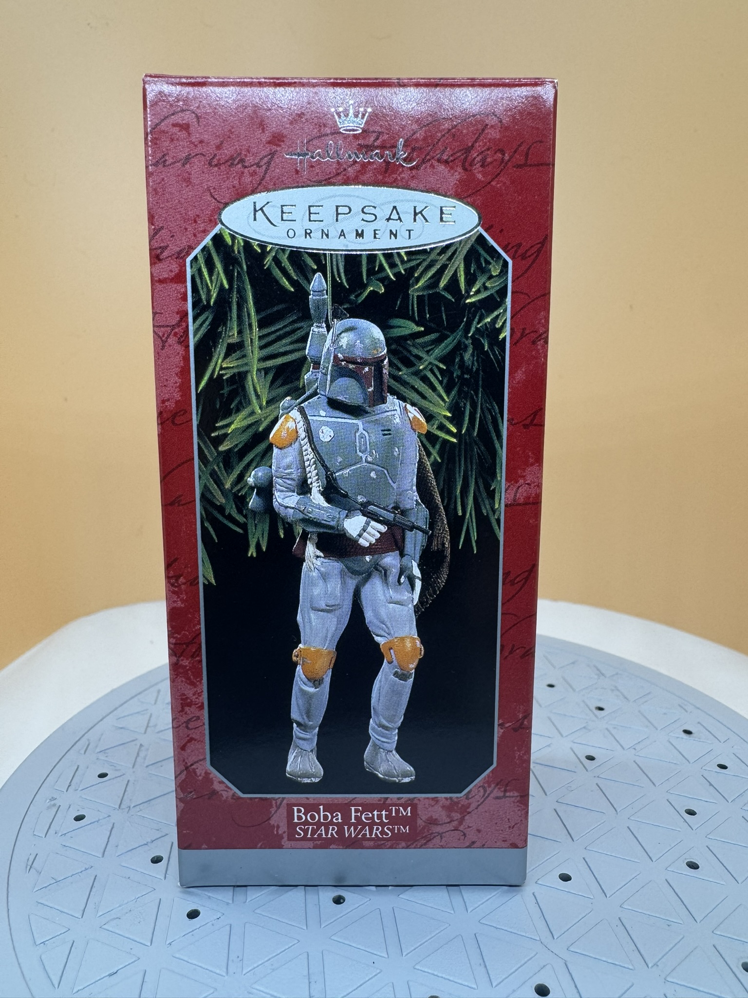 Star Wars Ornament - Boba Fett - 1998 - NIB - Image 1