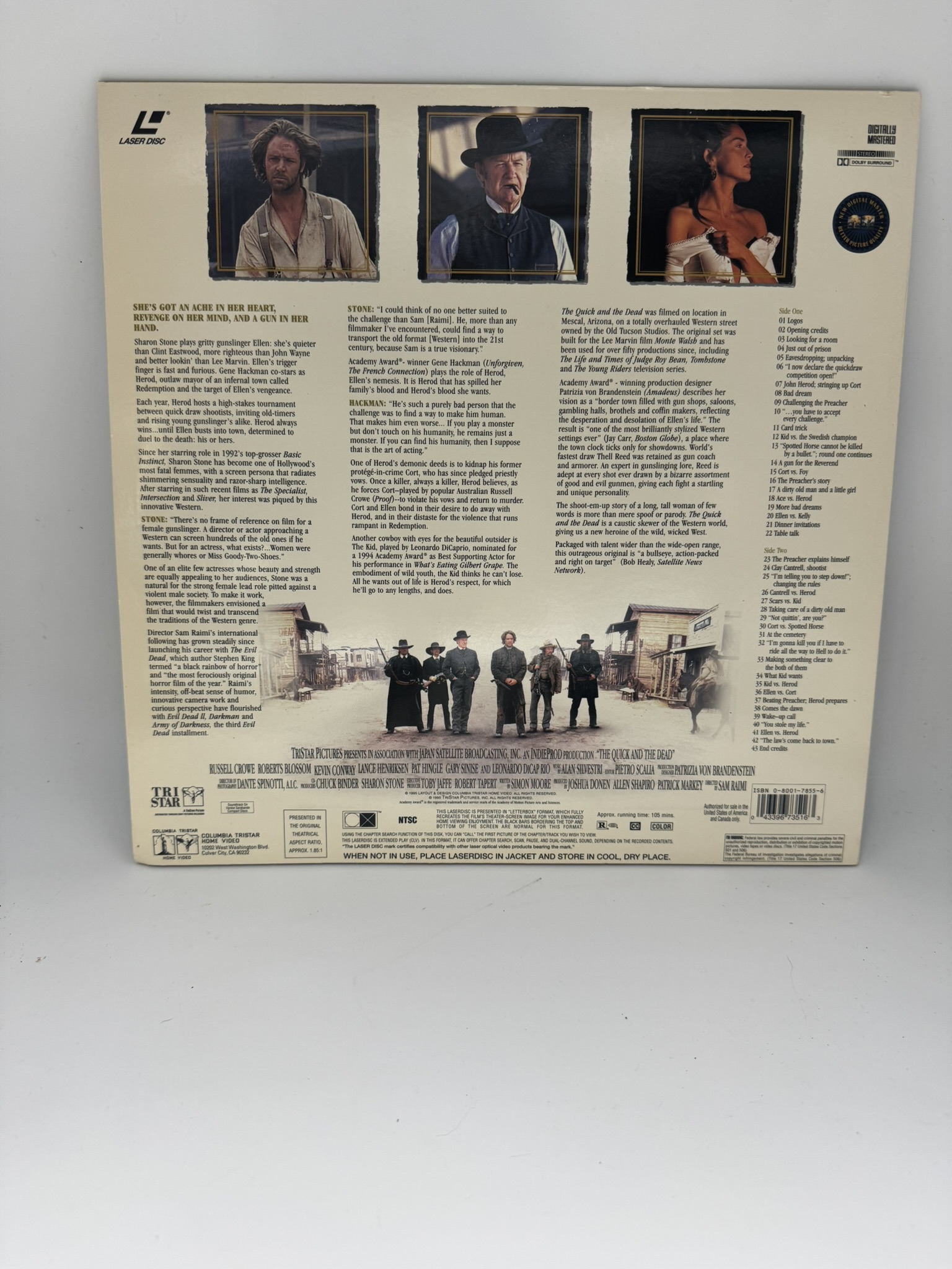 The Quick and the Dead (1995) - LaserDisc - Image 2