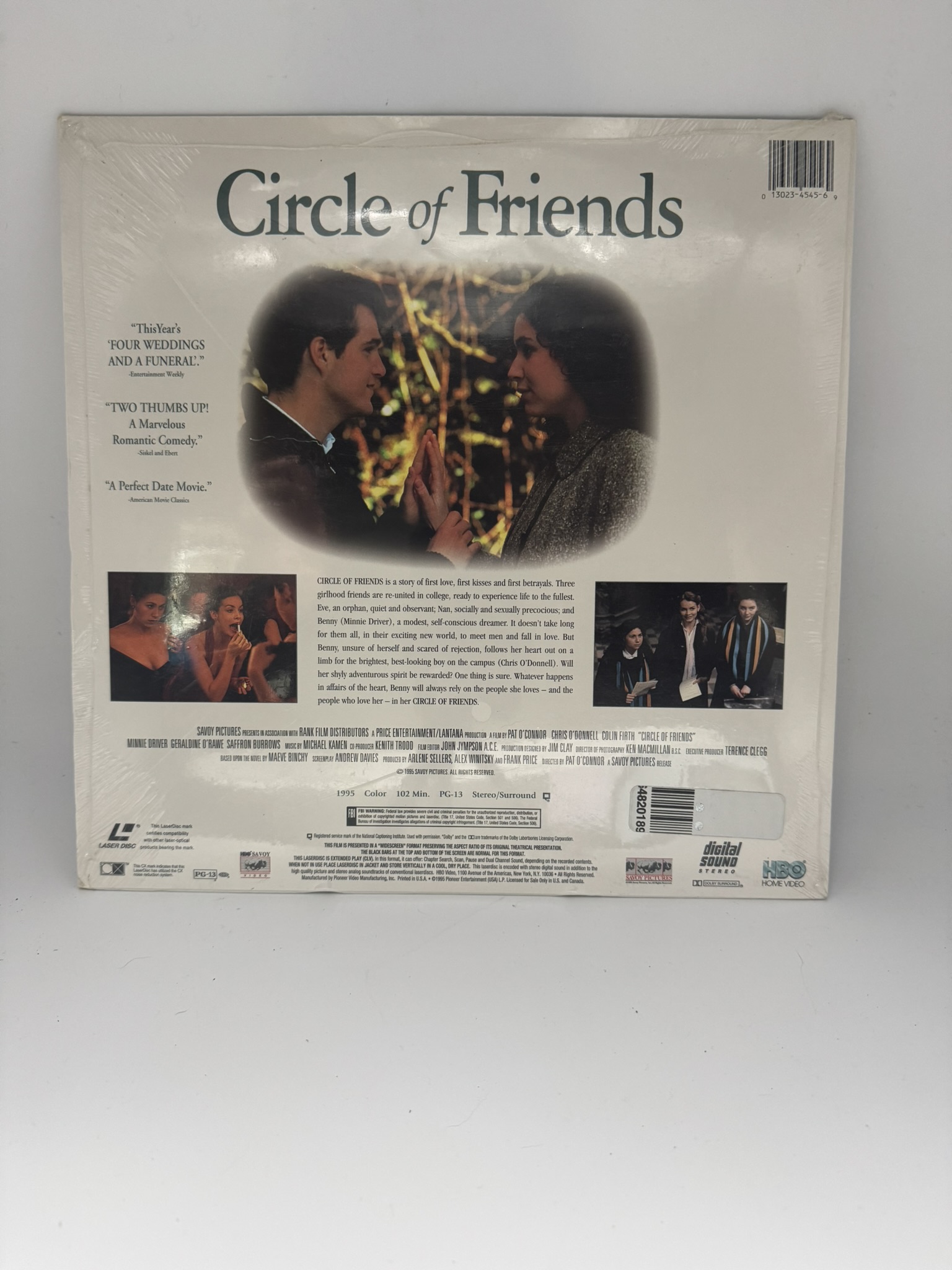 Circle of Friends (1995) **SEALED - LaserDisc - Image 2