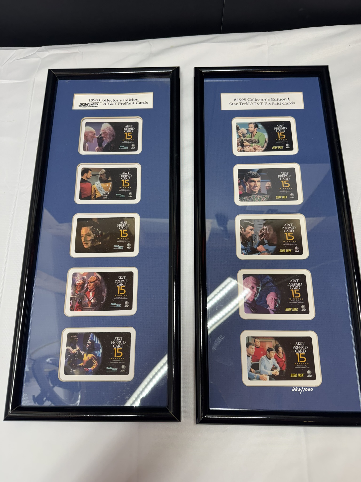1998 Star Trek Original Series AT&T Prepaid Cards Limited Edition 288/1000
