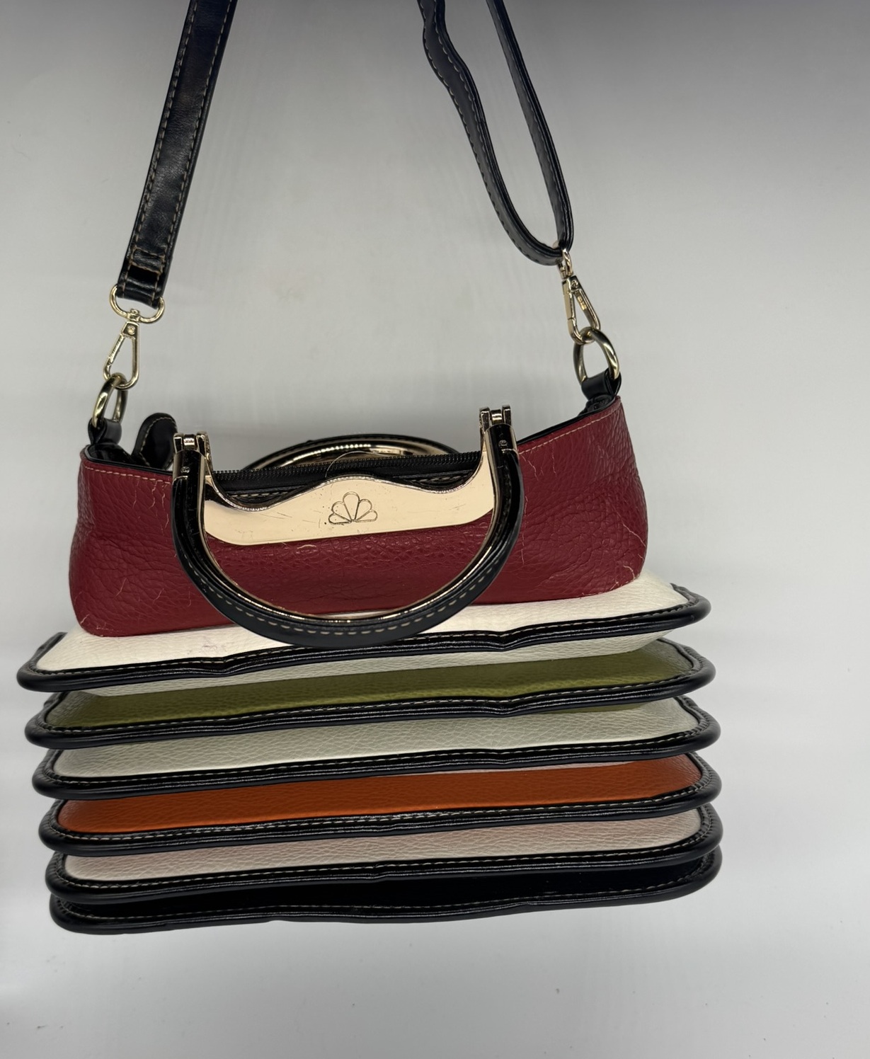 Mezon Accordion Top Handle Satchel