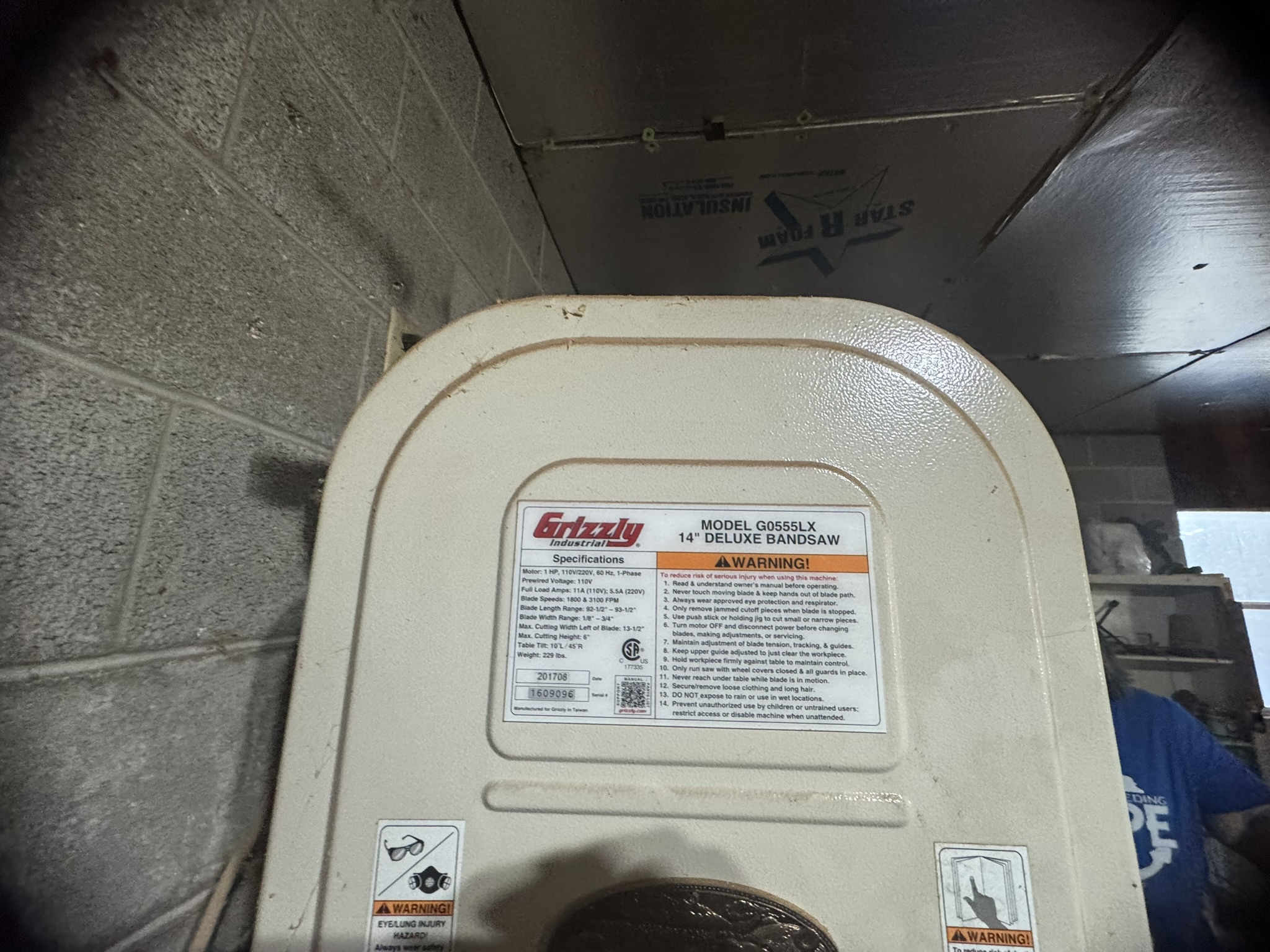 Grizzly G0555LX Deluxe Bandsaw - Image 2