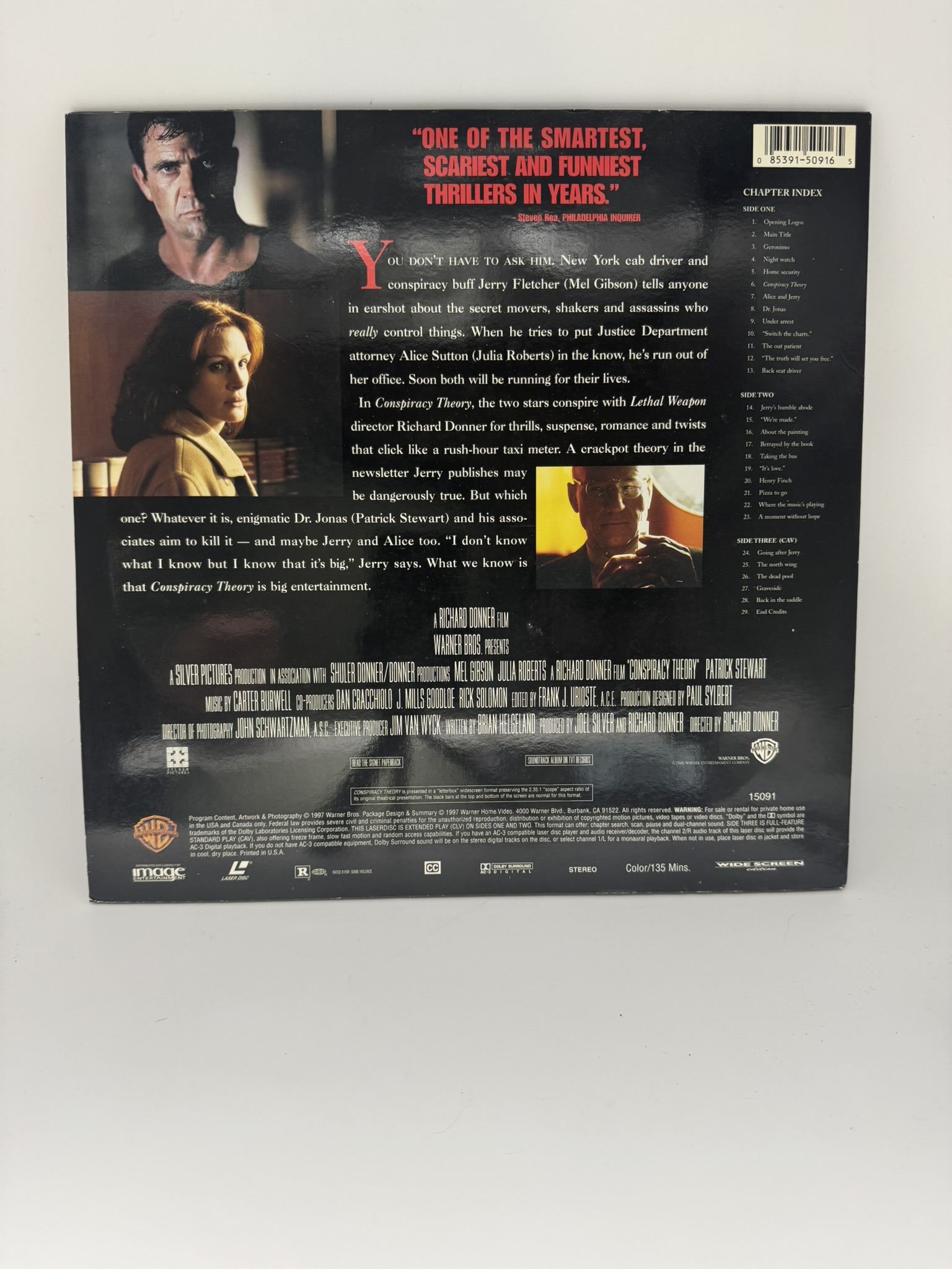 Conspiracy Theory - LaserDisc - Image 2