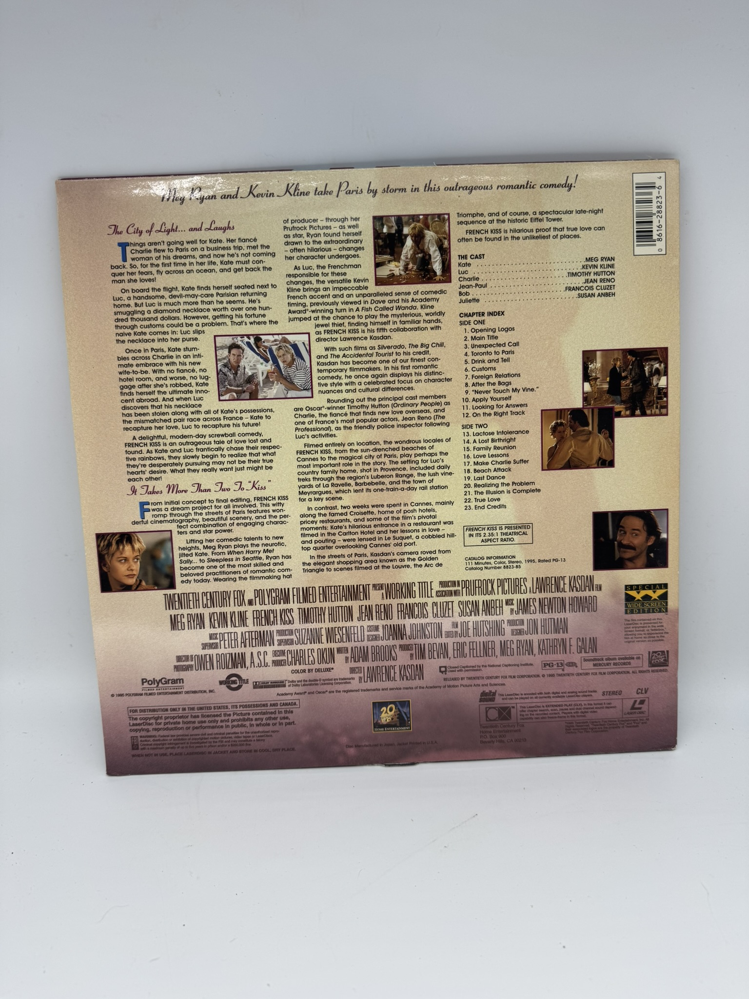 French Kiss (1995) - LaserDisc - Image 2
