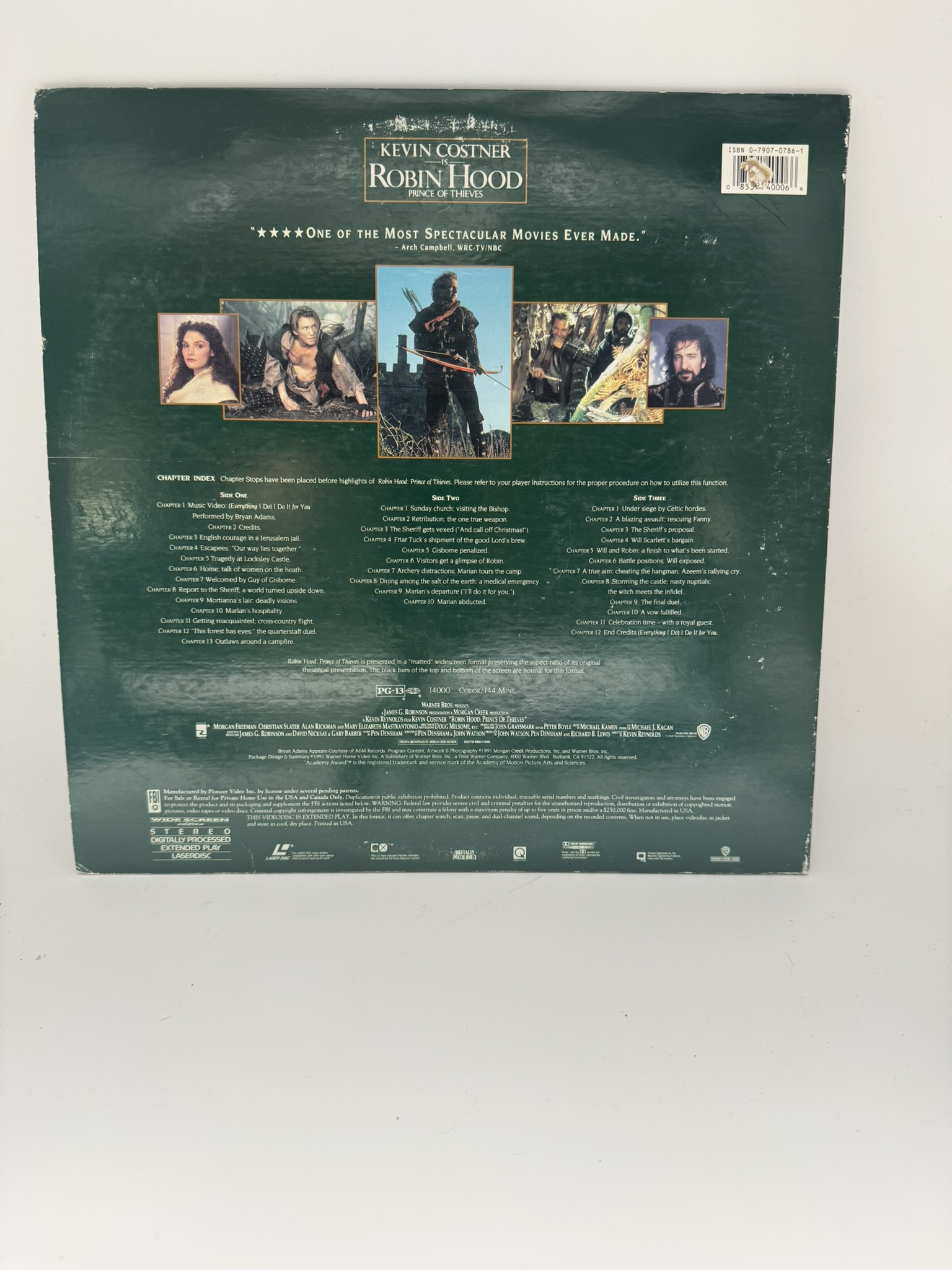 Robin Hood: Prince of Thieves (1991) - LaserDisc - Image 2