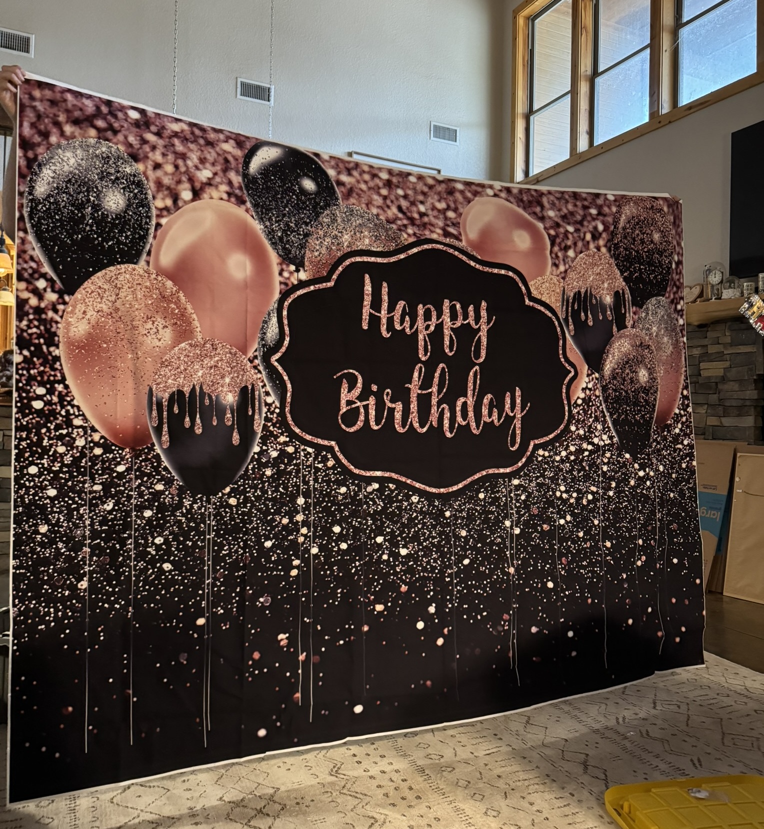 Huge Happy Birthday Banner/Photo