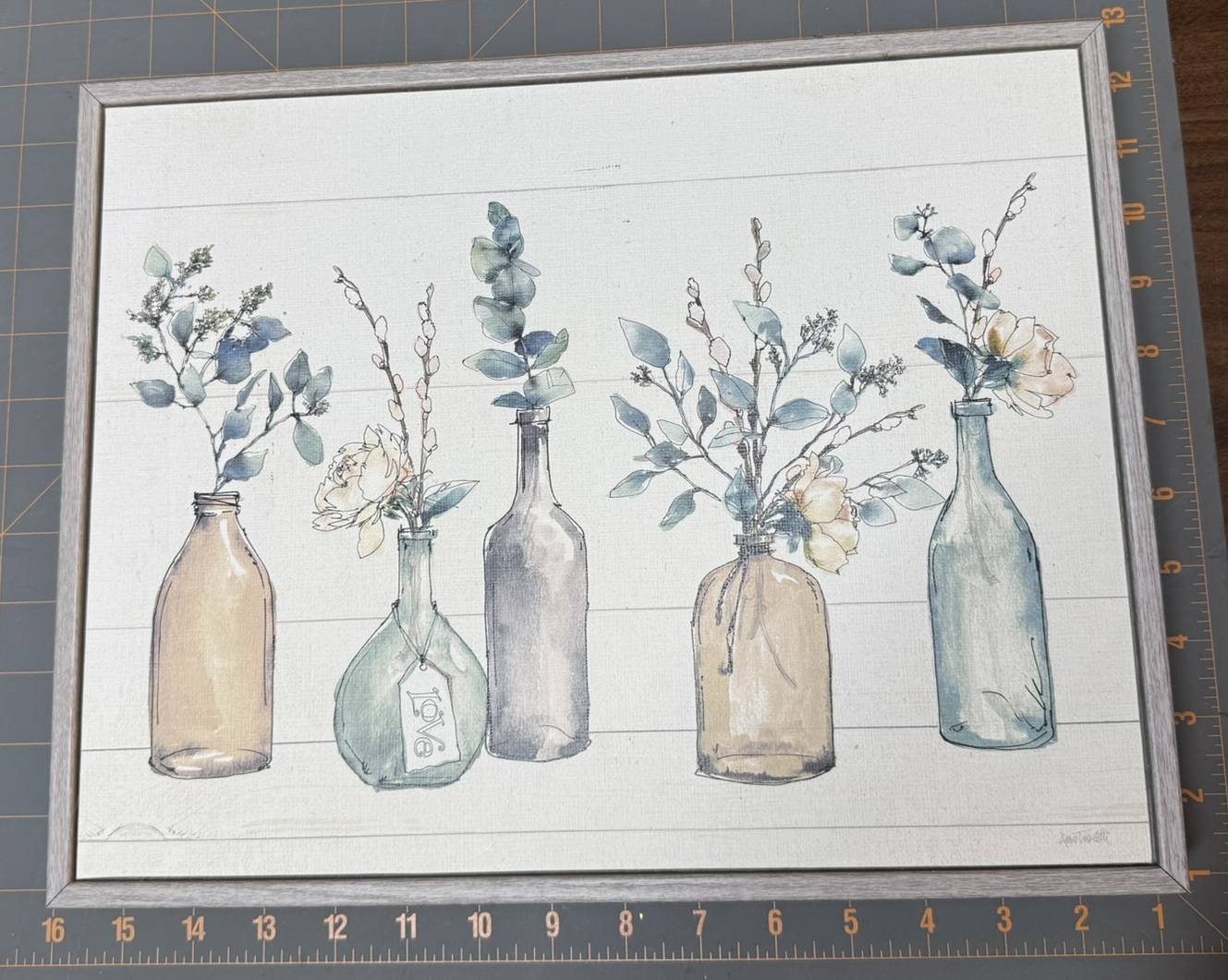 Five Glass decorative wall print - Image 2