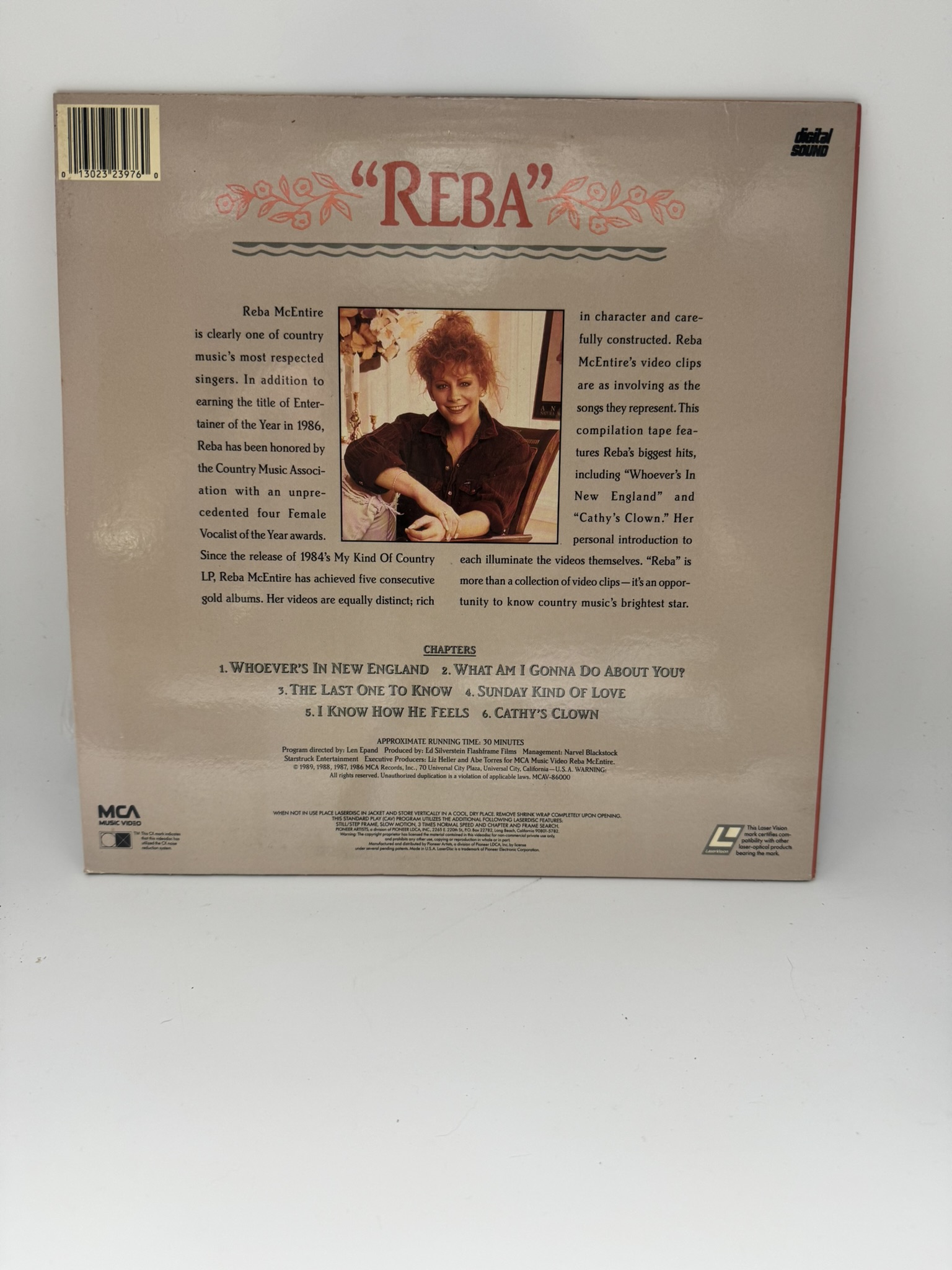 Reba (1989) - LaserDisc - Image 2