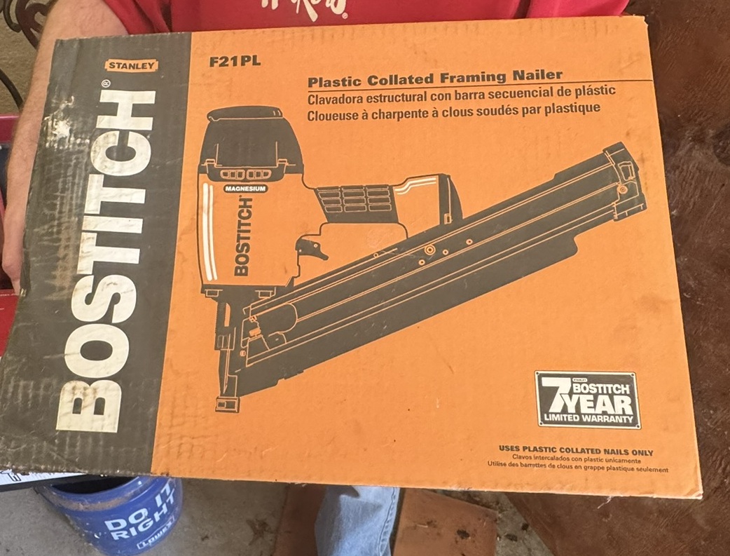 BOSTITCH Framing Nailer